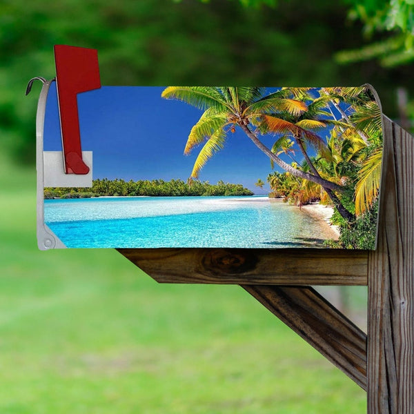 Summer Mailbox Covers Magnetic Ocean - Tropical Beach Decoration VWAQ - MBM10