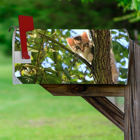 Kitten Mailbox Covers Magnetic Cat Decorations for Outside VWAQ - MBM14