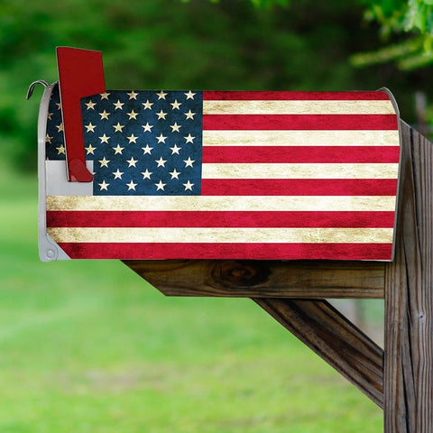 American Flag Mailbox Covers Magnetic - Patriotic Decorative Magnets VWAQ - MBM1