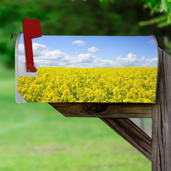 Flower Scene Mailbox Covers Magnetic Spring Mailbox Floral Magnet Cover VWAQ - MBM24
