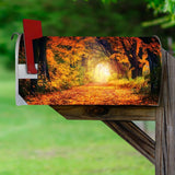 Autumn Mailbox Covers Magnetic Fall Forest Decorative Mailbox Wraps VWAQ - MBM34