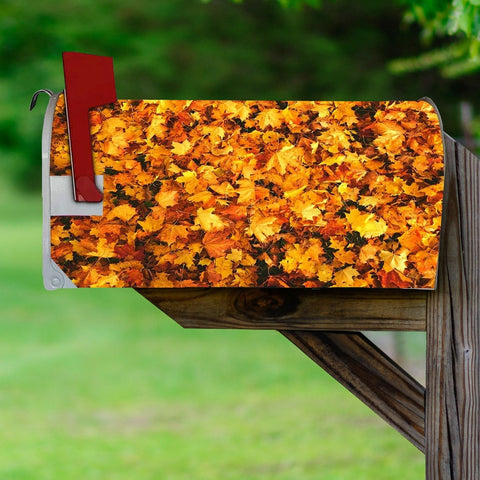 Fall Leaves Fully Magnetic Mailbox Cover VWAQ - MBM35