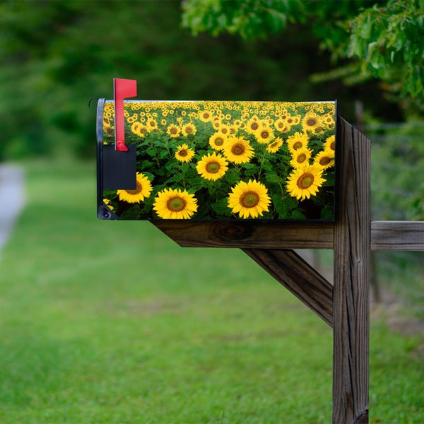 Sunflower Field Magnetic Mailbox Cover VWAQ - MBM48