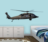 VWAQ Military Helicopter Wall Decal Aviation Decor Blackhawk Helicopter Sticker - VWAQ Vinyl Wall Art Quotes and Prints