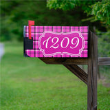 Custom Mailbox Magnetic Mailbox Cover Plaid Design - PMBM18