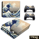 VWAQ PS4 Pro Wrap The Great Wave Off Kanagawa Skin Decal - PPGC8 - VWAQ Vinyl Wall Art Quotes and Prints