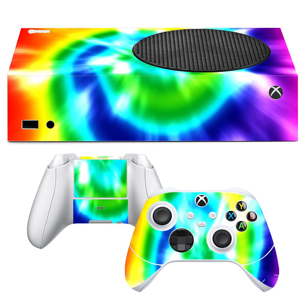 VWAQ Rainbow Skin Decals Designed to Fit Xbox Series S Console and Controllers - XSRSS2