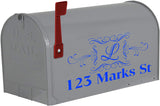 Monogram Sticker Mailbox Lettering