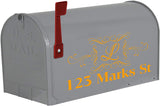 Monogram Sticker Mailbox