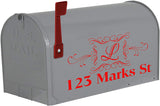 Monogram Sticker Mailbox